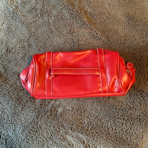 Avon small red clutch purse/makeup bag NWOT - Picture 3 of 13